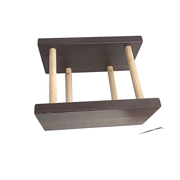 Set Of 8 Wooden Drink Coasters W/Holder Handmade USA Walnut Acacia Cherry Wood - Picture 11 of 16